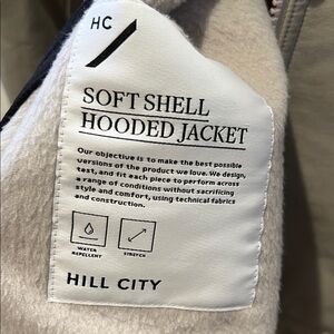 Hill City Cream Performance Shell Jacket